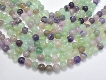 Fluorite, Rainbow Fluorite, 8mm Round Beads-RainbowBeads