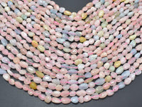 Beryl, Aquamarine, Morganite, Heliodor, 6x8 Nugget Beads-RainbowBeads
