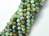 Natural Chrysocolla , 8mm Round Beads, 15 Inch-RainbowBeads