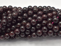 Red Garnet Beads, 7.8-8mm, Round Beads-RainbowBeads