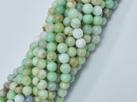 Australian Chrysoprase, 6mm (6.6mm), Round-RainbowBeads