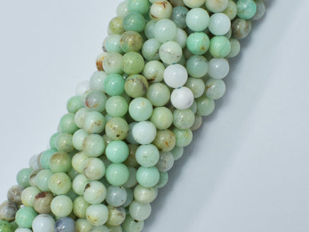 Australian Chrysoprase, 6mm (6.6mm), Round-RainbowBeads