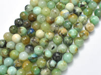 Natural Chrysocolla , 8mm Round Beads, 15 Inch-RainbowBeads