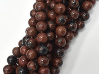 Mahogany Obsidian Beads, Round, 10mm-RainbowBeads