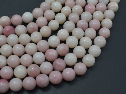 Pink Opal, 10mm(10.5mm) Round Beads-RainbowBeads