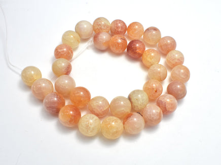 Dragon Vein Agate Beads, 12mm Round Beads-RainbowBeads