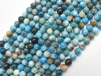 Apatite Beads, 6mm (6.4mm) Round-RainbowBeads