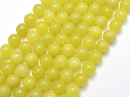 Lemon Jade, 10mm Round beads-RainbowBeads