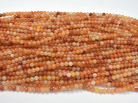 Red Aventurine Beads, Round, 4mm-RainbowBeads