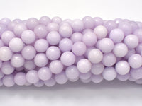 Jade Beads, Lavender, 8mm Faceted Round-RainbowBeads