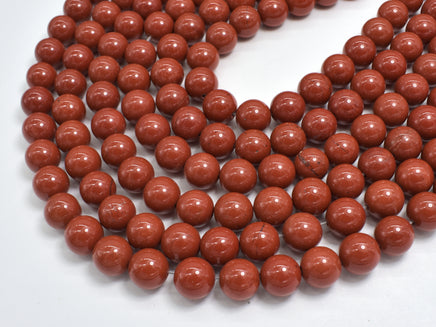 Red Jasper Beads, 8mm(8.7mm), Round Beads-RainbowBeads