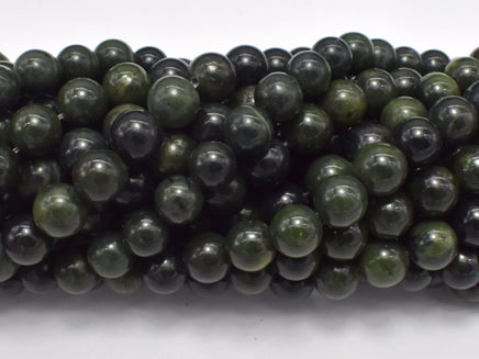 Canadian Jade Beads, 8mm (8.5mm) Round-RainbowBeads