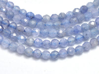 Tanzanite 2.5mm Micro Faceted Round-RainbowBeads