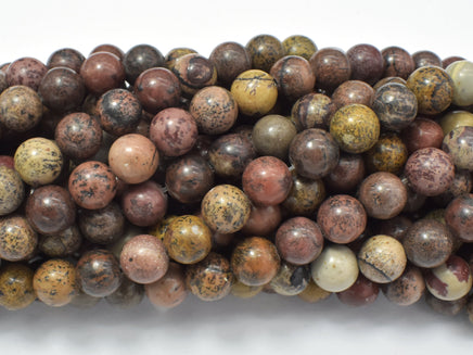 Artistic Jasper, Chohua Jasper, 8mm Round-RainbowBeads