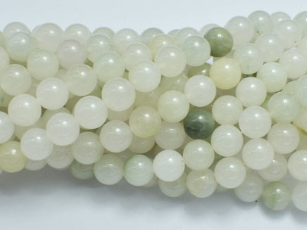 Natural Jade 8mm (8.5mm) Round-Rainbow Beads