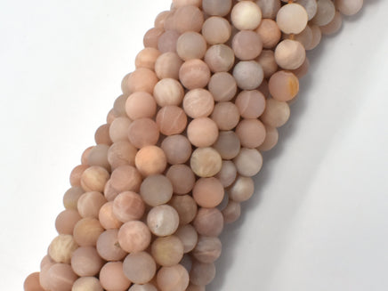 Matte Sunstone Beads, Round, 6mm-RainbowBeads