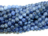 Sodalite Beads, 4mm (4.8mm) Round Beads-RainbowBeads