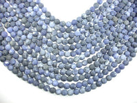 Matte Sodalite Beads, Round, 8mm-RainbowBeads