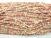 Matte Red Line Jasper, 4mm, Round Beads-RainbowBeads