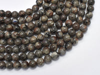 Natural Glowing Yooperlite 8mm (8.5mm) Round Beads-RainbowBeads