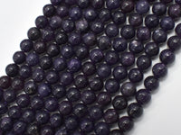 Lepidolite Beads, 6mm (6.7mm) Round Beads-RainbowBeads