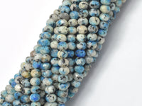 Granite Jasper, 4x5.5mm Faceted Rondelle-RainbowBeads