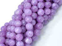 Malaysia Jade Beads- Lilac, 8mm (8.4mm) Round-RainbowBeads