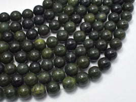 Canadian Jade Beads, 8mm (8.5mm) Round-RainbowBeads