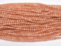 Sunstone Beads, 4mm, Round Beads-RainbowBeads