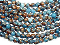 Mosaic Stone Beads, Round, 8mm-RainbowBeads