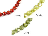 CZ bead, 6 mm Faceted Coin Beads-RainbowBeads