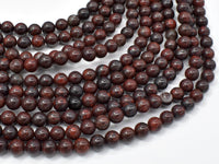 Brecciated Jasper Beads, Round, 6mm-RainbowBeads
