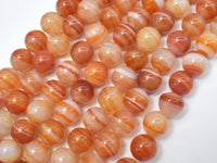 Natural Banded Agate, Striped Agate, 10mm-RainbowBeads