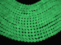 Glow in The Dark Beads-Green, Luminous Stone, 8mm (7.7mm)-RainbowBeads