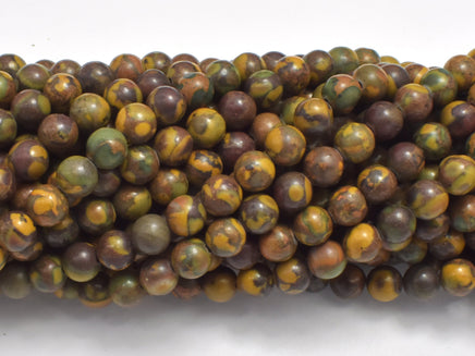 Candy Jasper Beads, 6mm (6.5mm), Round, 15 Inch-RainbowBeads