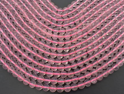Rose Quartz Beads, 8mm Round Beads-RainbowBeads