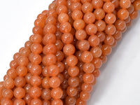 Red Aventurine Beads, 6mm Round Beads-RainbowBeads