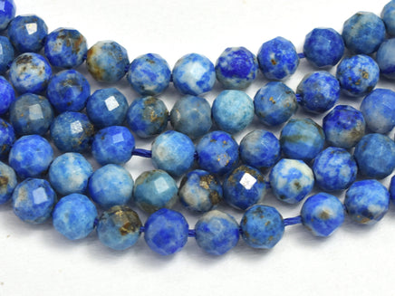 Natural Lapis Lazuli 3.6mm Micro Faceted Round, 15 Inch, Approx. 110 beads, Hole 0.6mm (298025001)-RainbowBeads