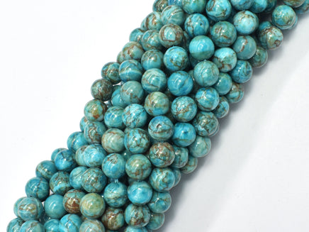 South African Turquoise 8mm Round-RainbowBeads