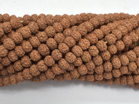 Rudraksha Beads, 4.5x5.5mm Rondelle Beads-RainbowBeads