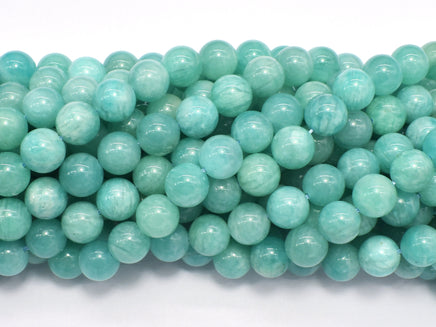 Amazonite-Green 8mm Round Beads, 15.5 Inch-RainbowBeads