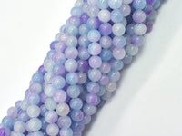 Jade - Blue & Purple 6mm Round-RainbowBeads