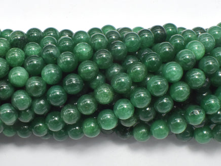 Green Mica Muscovite in Fuchsite, 6mm, Round-RainbowBeads