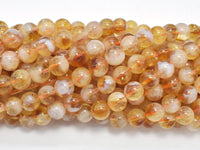 Citrine Beads, 8mm, Round-RainbowBeads