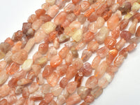 Sunstone, 6x8mm, Nugget Beads, 15.5 Inch-RainbowBeads