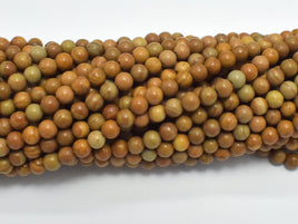 Wood Jasper Beads Round 4mm-RainbowBeads