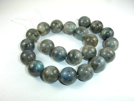Labradorite Beads, 18mm Round Beads-RainbowBeads