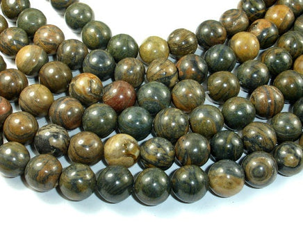 Jasper Beads, 12mm Round Beads-RainbowBeads
