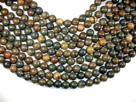 Jasper Beads, 12mm Round Beads-RainbowBeads