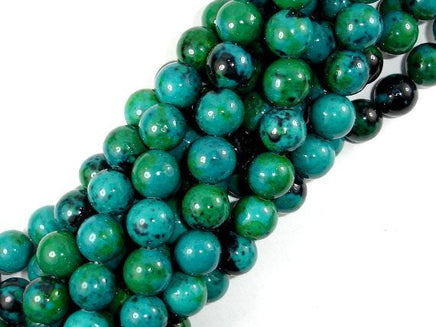 Chrysocolla, 12mm Round Beads-RainbowBeads